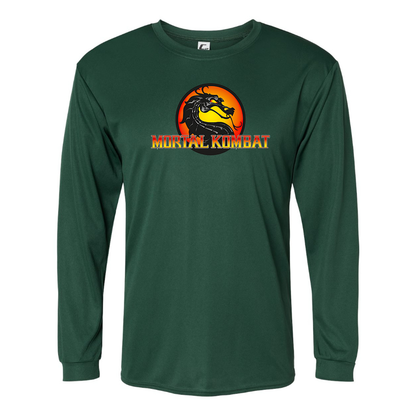 Men's Mortal Kombat Polyester Long Sleeve T-Shirt