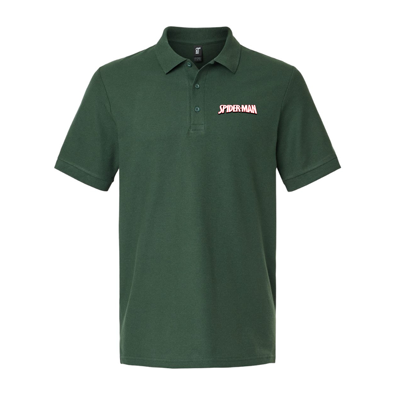 Men's Spider Man  Gildan Hammer Pique Polo