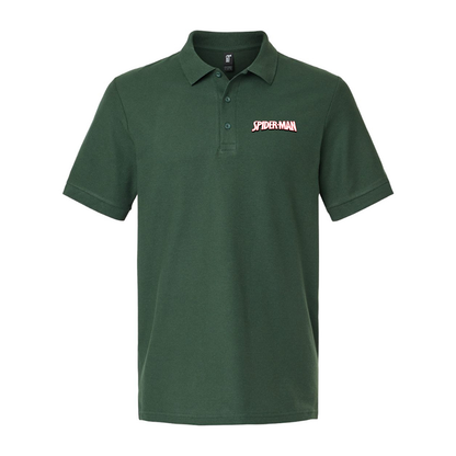 Men's Spider Man  Gildan Hammer Pique Polo