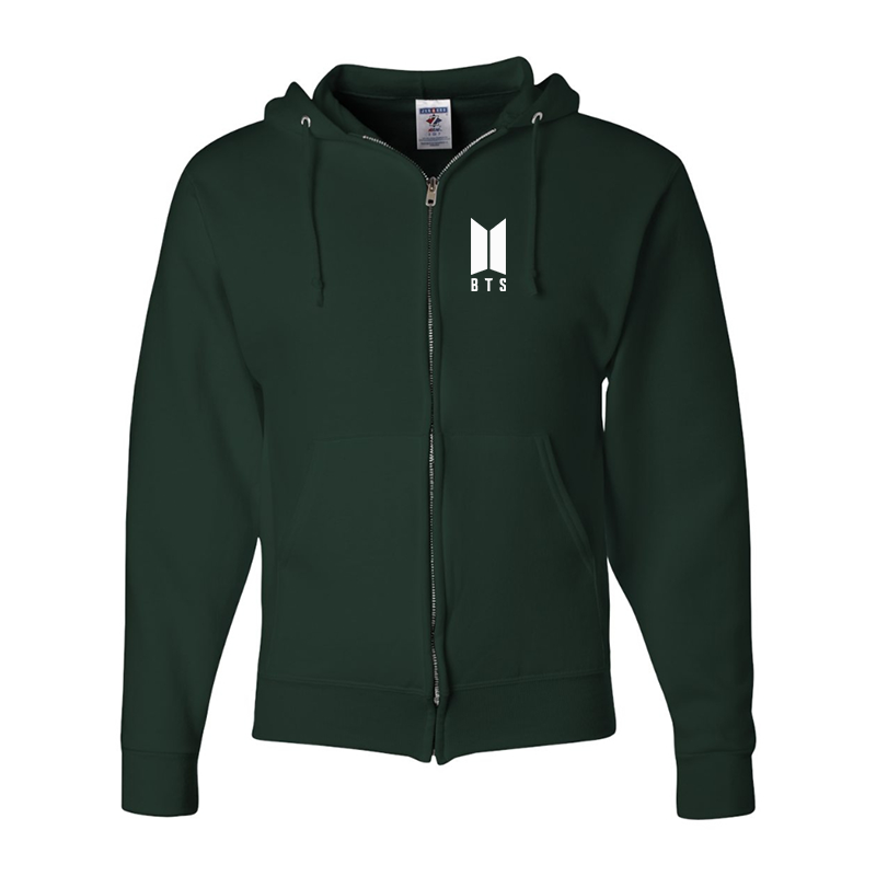 Men's BTS JERZEES NuBlend Full Zip Hooded Sweatshirt