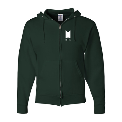 Men's BTS JERZEES NuBlend Full Zip Hooded Sweatshirt