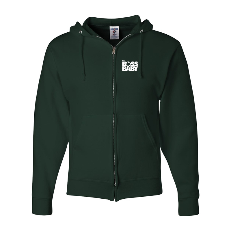 Men's Boss Baby JERZEES NuBlend Full Zip Hooded Sweatshirt