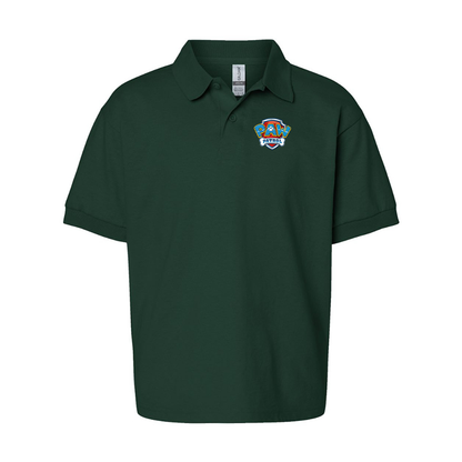 Youth's Paw Patrol  Gildan Dry Blend Jersey Polo