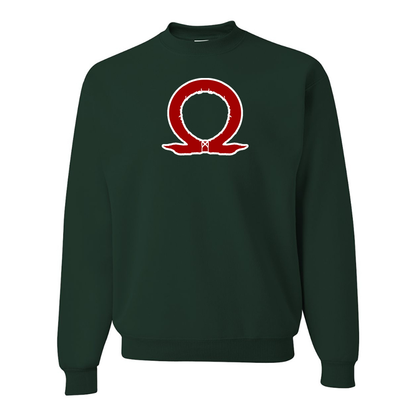 Men's God Of War JERZEES NuBlend Crewneck Sweatshirt