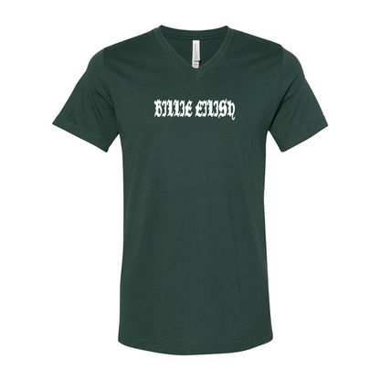 Billie Eilish BELLA  CANVAS  Jersey V-Neck Tee
