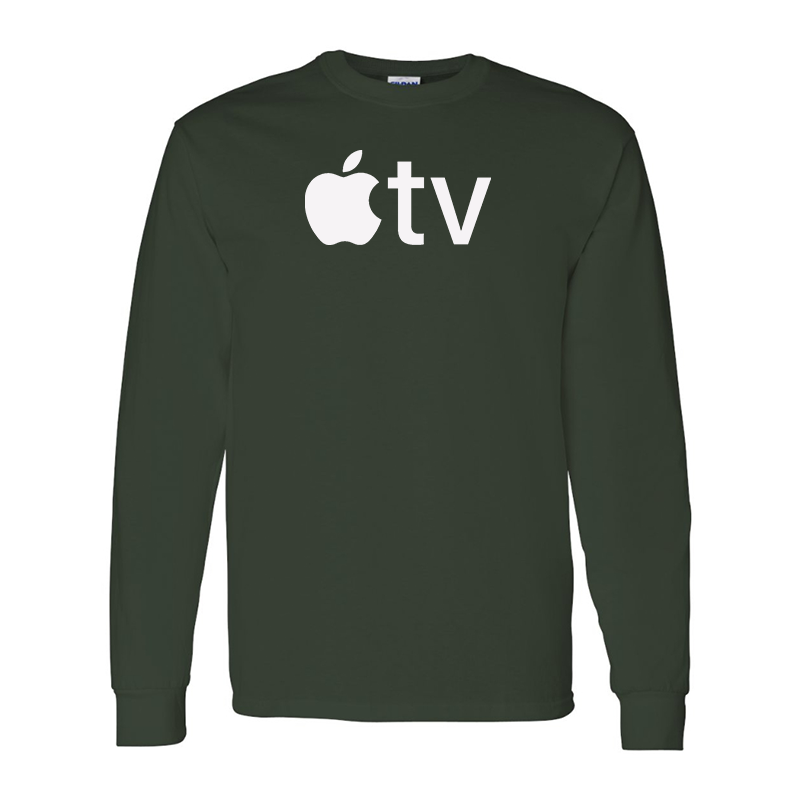 Men's Apple TV  Gildan Heavy Cotton Long Sleeve T-Shirt