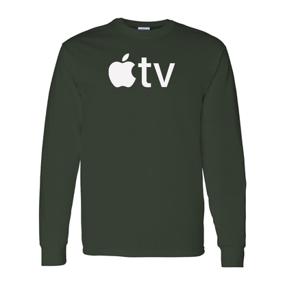 Men's Apple TV  Gildan Heavy Cotton Long Sleeve T-Shirt
