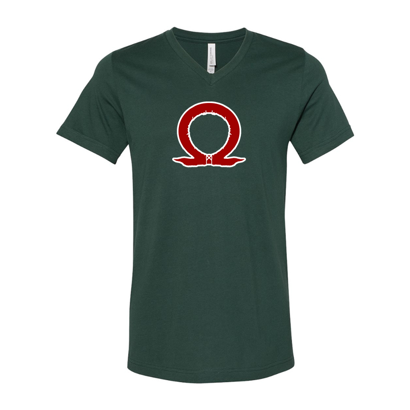 God Of War BELLA  CANVAS  Jersey V-Neck Tee