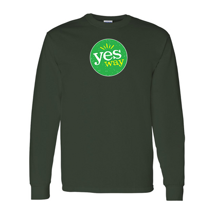 Men's Yes Way  Gildan Heavy Cotton Long Sleeve T-Shirt
