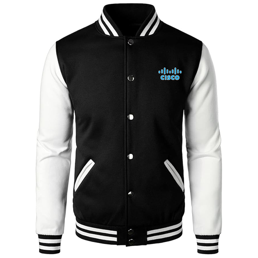 Men’s Cisco Varsity Baseball Jacket Cotton Blend Letterman Jackets