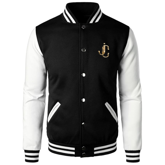 Men’s  Jimmy Choo Varsity Baseball Jacket Cotton Blend Letterman Jackets