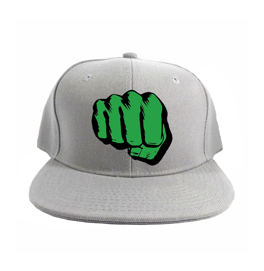 Hulk Punch Snapback Hat