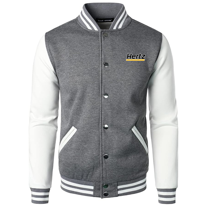 Men’s Hertz Varsity Baseball Jacket Cotton Blend Letterman Jackets