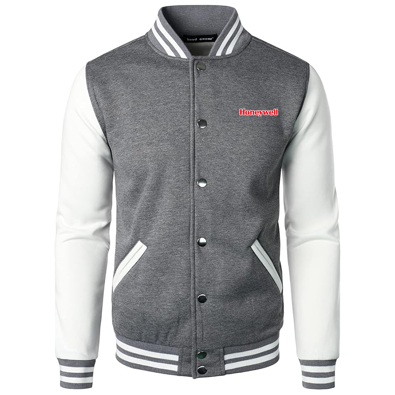 Men’s Honeywell   Varsity Baseball Jacket Cotton Blend Letterman Jackets