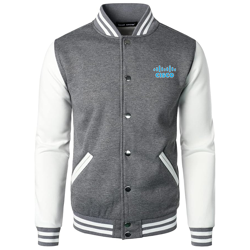 Men’s Cisco Varsity Baseball Jacket Cotton Blend Letterman Jackets