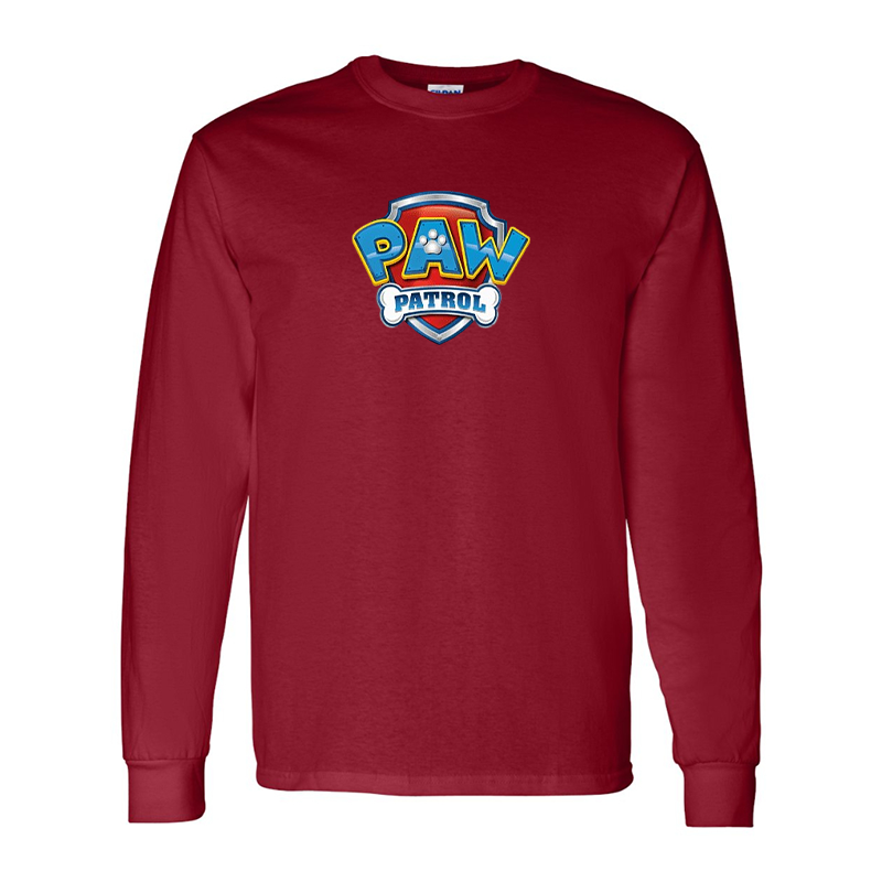 Men's Paw Patrol Gildan Heavy Cotton Long Sleeve T-Shirt