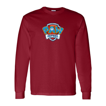 Men's Paw Patrol Gildan Heavy Cotton Long Sleeve T-Shirt