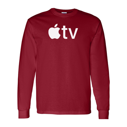 Men's Apple TV  Gildan Heavy Cotton Long Sleeve T-Shirt