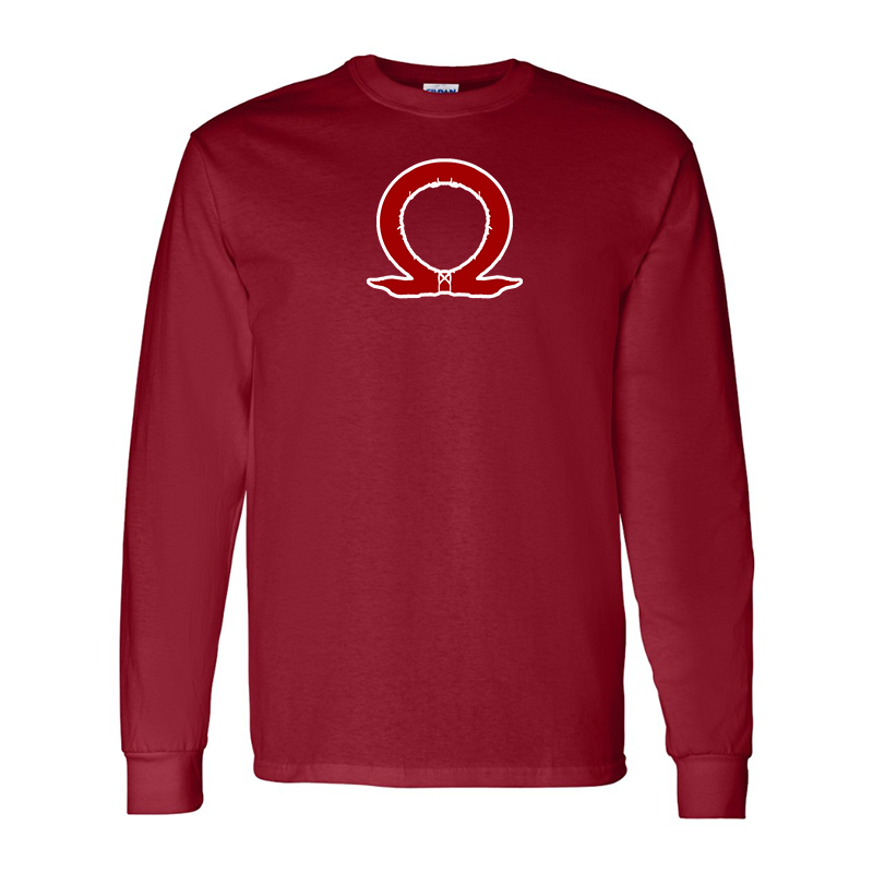Men's God Of War Gildan Heavy Cotton Long Sleeve T-Shirt