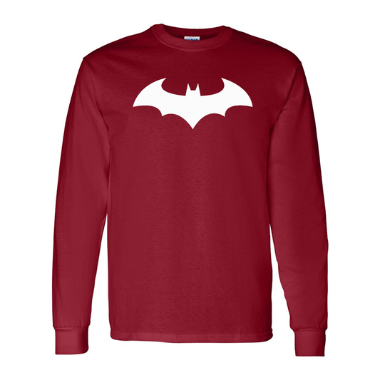Men's Batman Gildan Heavy Cotton Long Sleeve T-Shirt