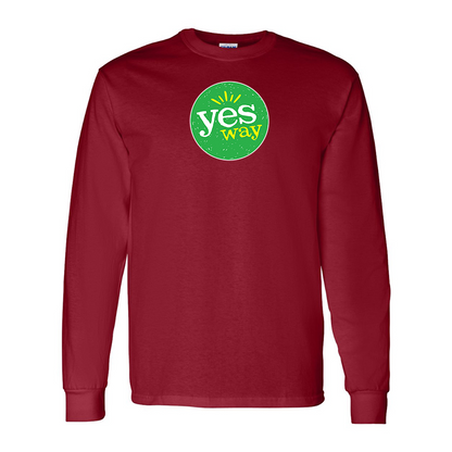 Men's Yes Way  Gildan Heavy Cotton Long Sleeve T-Shirt