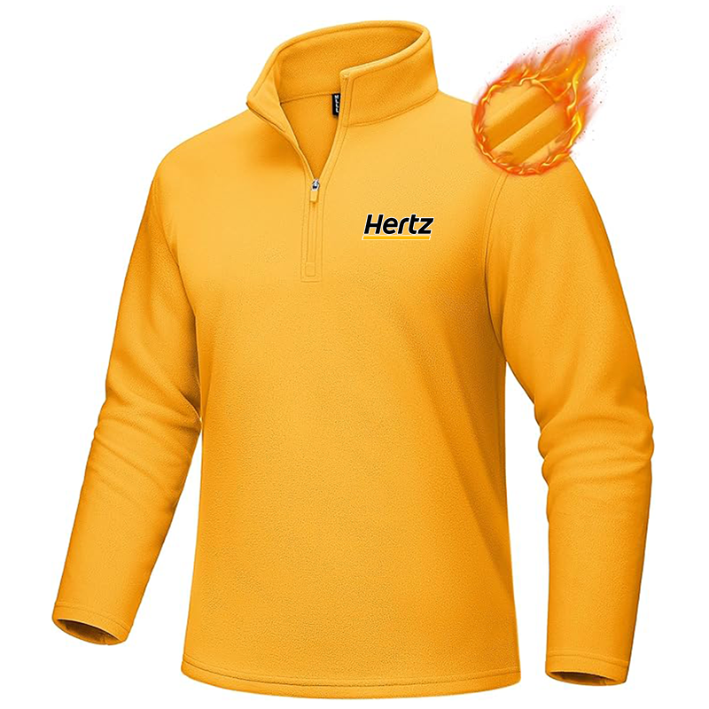 Men's Hertz MAGCOMSEN Quarter-Zip Pullover Polar Fleece Sweatshirt Stand Collar Long Sleeve Shirt for Men Thermal Winter Fall