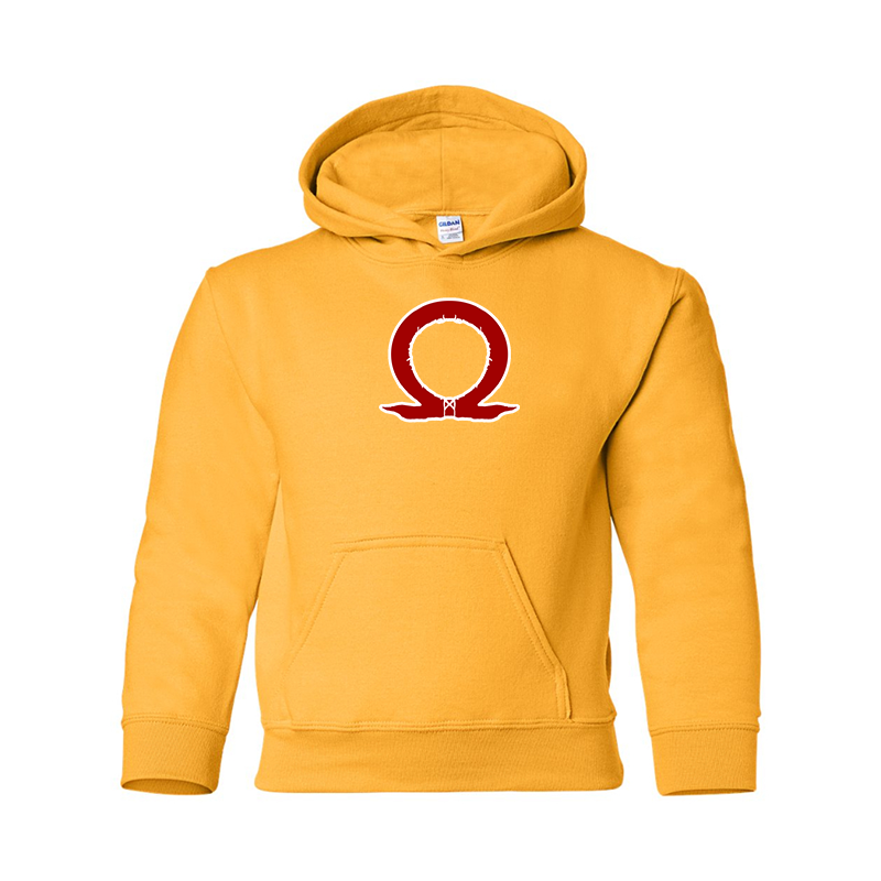 Youth's God Of War Gildan Heavy Blend Hooded Sweatshirt