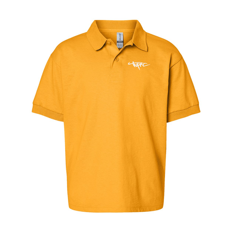 Youth's Tupac Gildan Dry Blend Jersey Polo