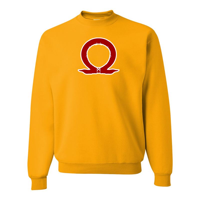Men's God Of War JERZEES NuBlend Crewneck Sweatshirt