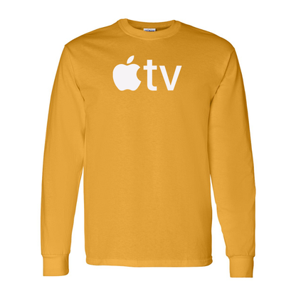 Men's Apple TV  Gildan Heavy Cotton Long Sleeve T-Shirt