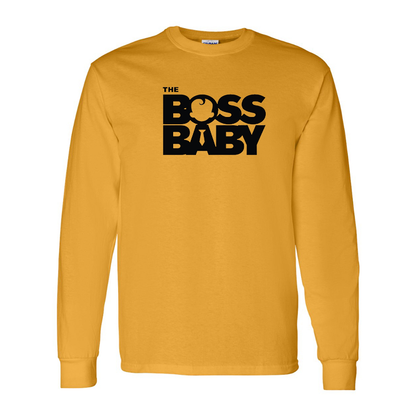 Men's Boss Baby  Gildan Heavy Cotton Long Sleeve T-Shirt