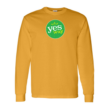 Men's Yes Way  Gildan Heavy Cotton Long Sleeve T-Shirt