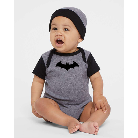 Batman Rabbit Skins Infant Baby Rib Bodysuit