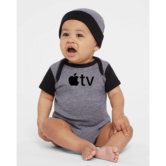 Apple TV Rabbit Skins Infant Baby Rib Bodysuit