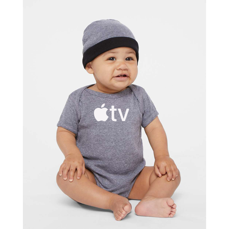 Apple TV Rabbit Skins Infant Baby Rib Bodysuit
