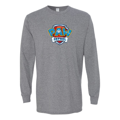 Men's Paw Patrol Gildan Heavy Cotton Long Sleeve T-Shirt