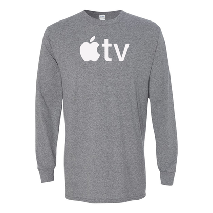 Men's Apple TV  Gildan Heavy Cotton Long Sleeve T-Shirt