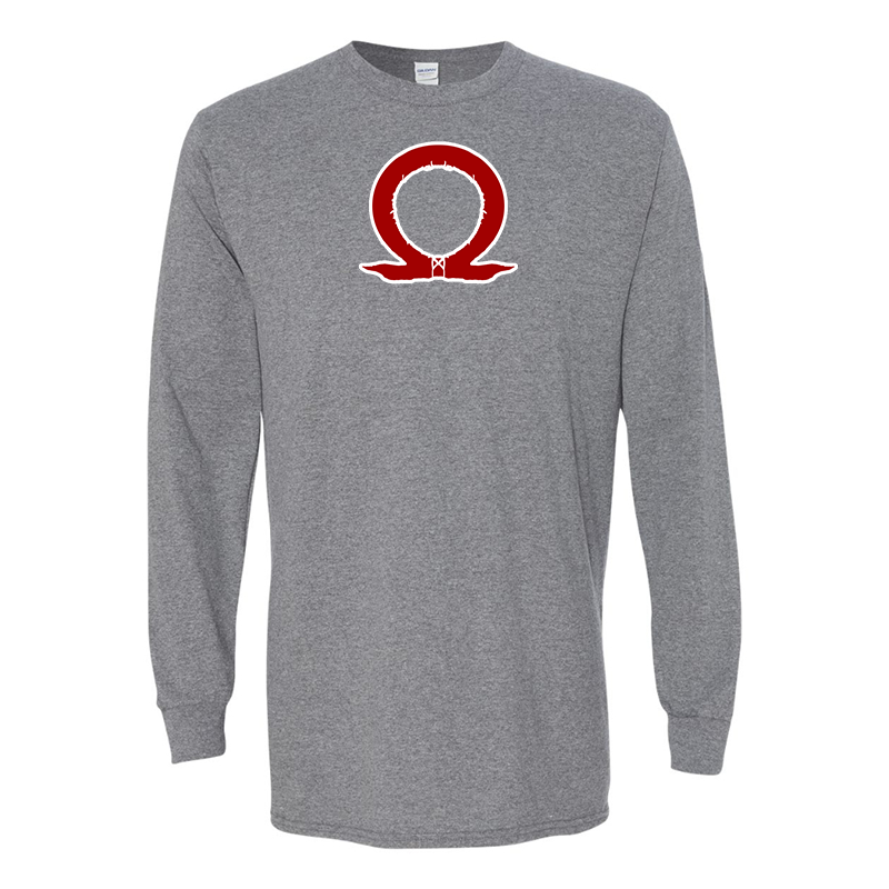 Men's God Of War Gildan Heavy Cotton Long Sleeve T-Shirt