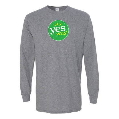 Men's Yes Way  Gildan Heavy Cotton Long Sleeve T-Shirt