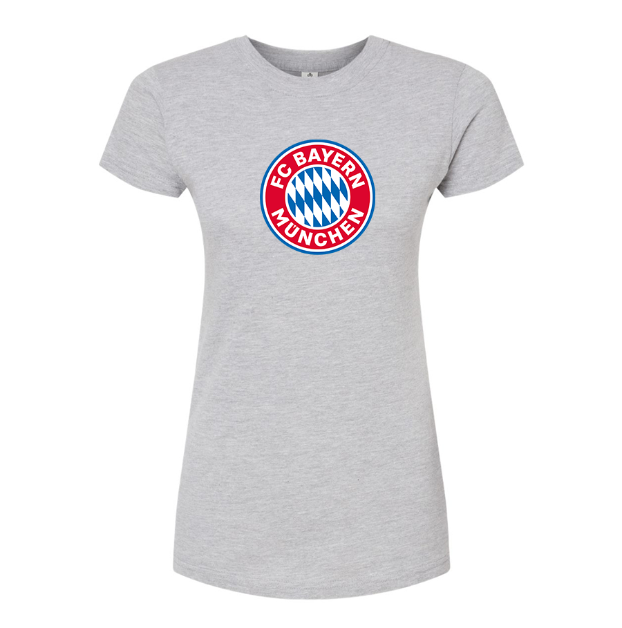 Women's FC Bayern Munich Round Neck T-Shirt