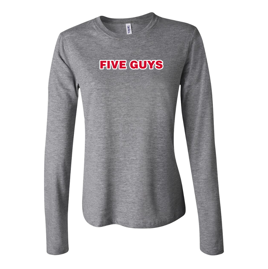 Women's Five Guys Long Sleeve T-Shirt