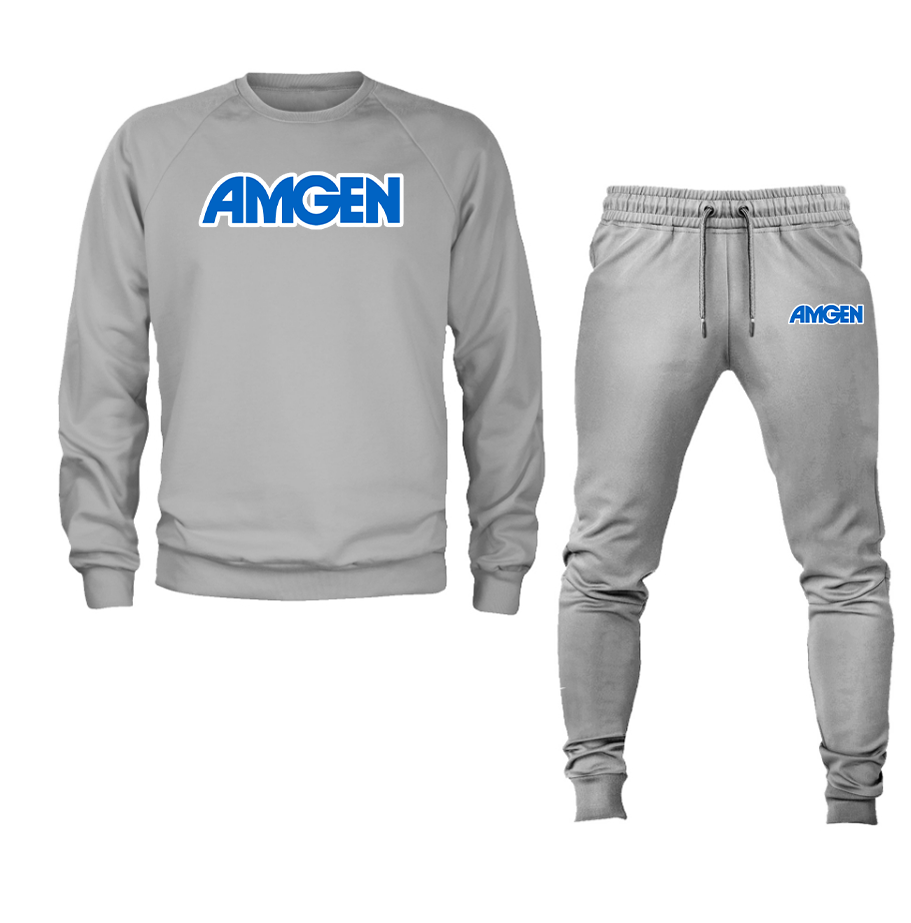 Men's Amgen Crewneck Sweatshirt Joggers Suit