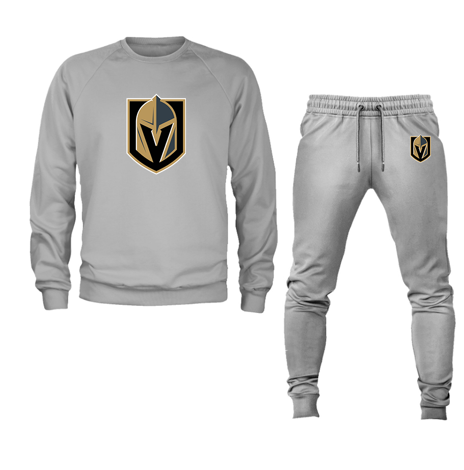 Men's NHL - Vegas Golden Knights Crewneck Sweatshirt Joggers Suit