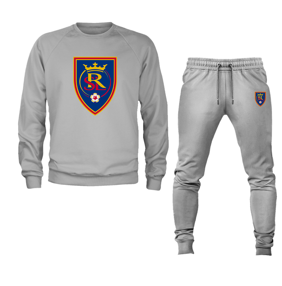 Men's Real Salt Lake Soccer Crewneck Sweatshirt Joggers Suit