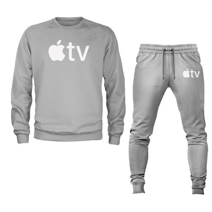 Men's Apple TV  Crewneck Sweatshirt Joggers Set