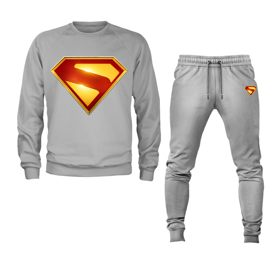 Men's Superman 2025 Crewneck Sweatshirt Joggers Suit