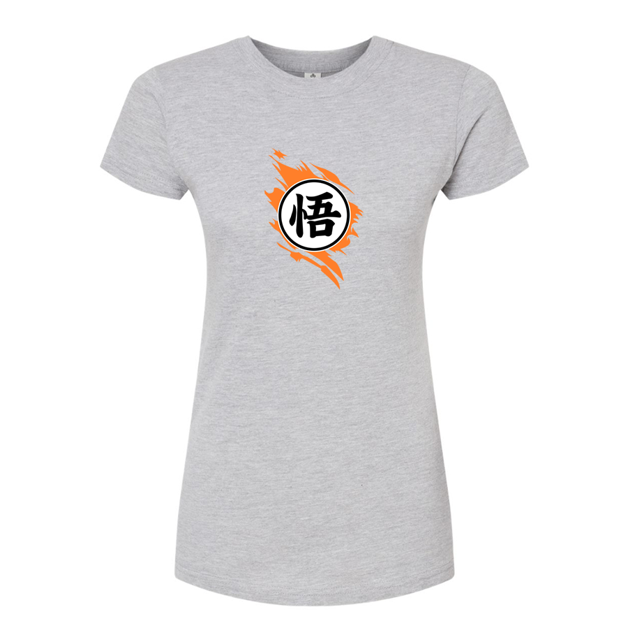 Women's Dragon Ball Z Goku  Round Neck T-Shirt