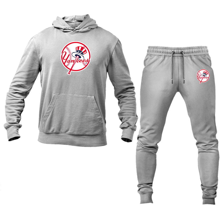 Men's Yankees NY Hoodie and Joggers Set