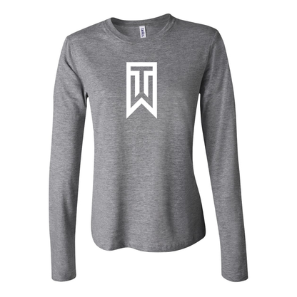 Women's  Tiger Woods Long Sleeve T-Shirt