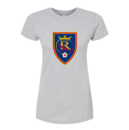 Women's Real Salt Lake Soccer Round Neck T-Shirt